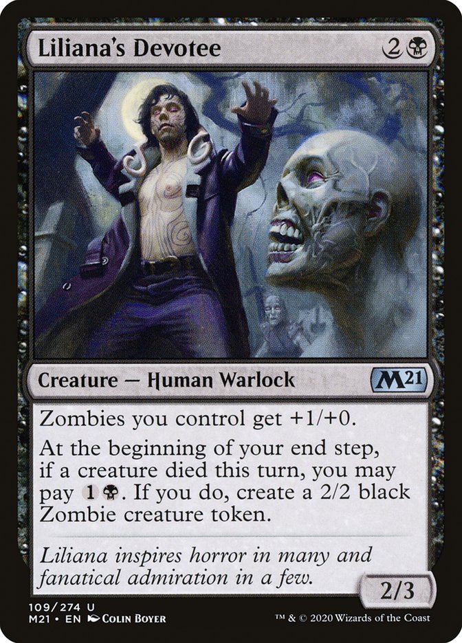 Liliana's Devotee [Core Set 2021] | Odin's Place