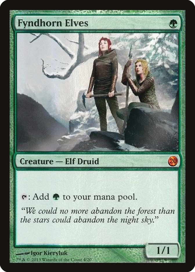 Fyndhorn Elves (4) [From the Vault: Twenty] | Odin's Place