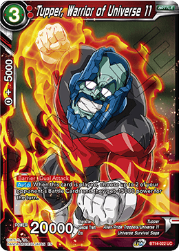 Tupper, Warrior of Universe 11 (BT14-022) [Cross Spirits] | Odin's Place