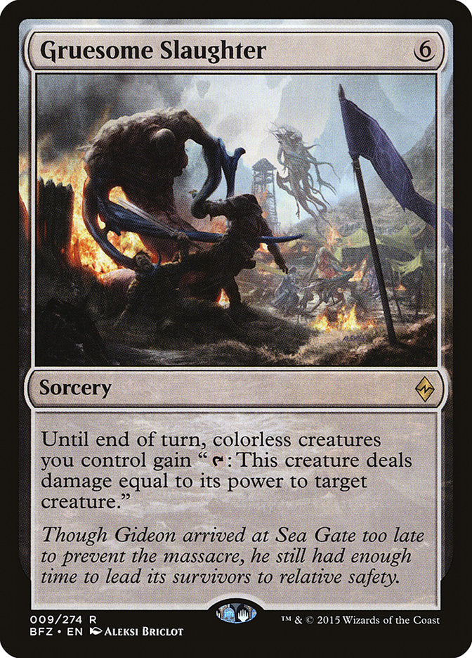 Gruesome Slaughter (9) [Battle for Zendikar] | Odin's Place