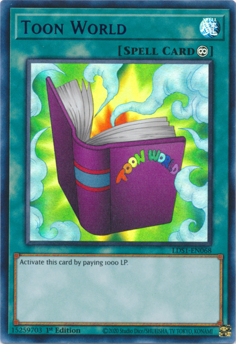 Toon World (Blue) [LDS1-EN068] Ultra Rare | Odin's Place