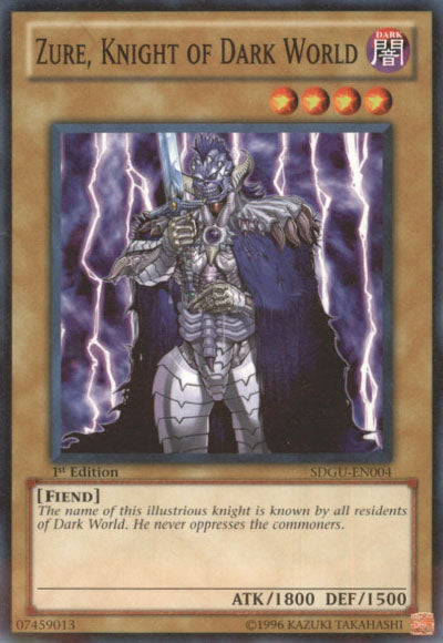 Zure, Knight of Dark World [SDGU-EN004] Common | Odin's Place