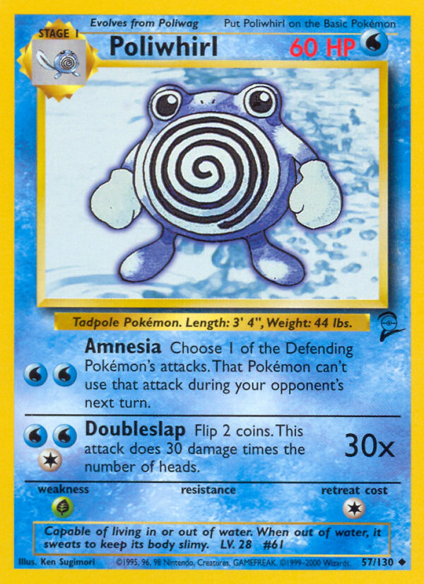 Poliwhirl (57/130) [Base Set 2] | Odin's Place
