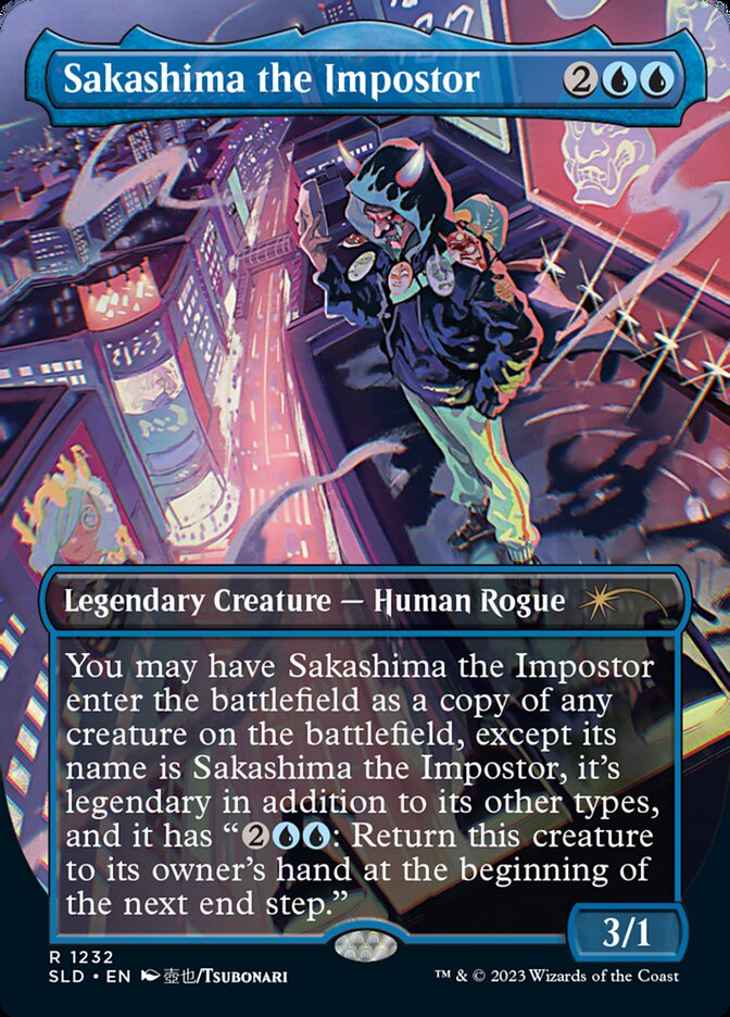 Sakashima the Impostor (Borderless) [Secret Lair Drop Series] | Odin's Place