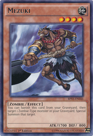 Mezuki [BP03-EN046] Rare | Odin's Place