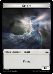 Spirit (9) // Spirit (13) Double-Sided Token [March of the Machine Commander Tokens] | Odin's Place