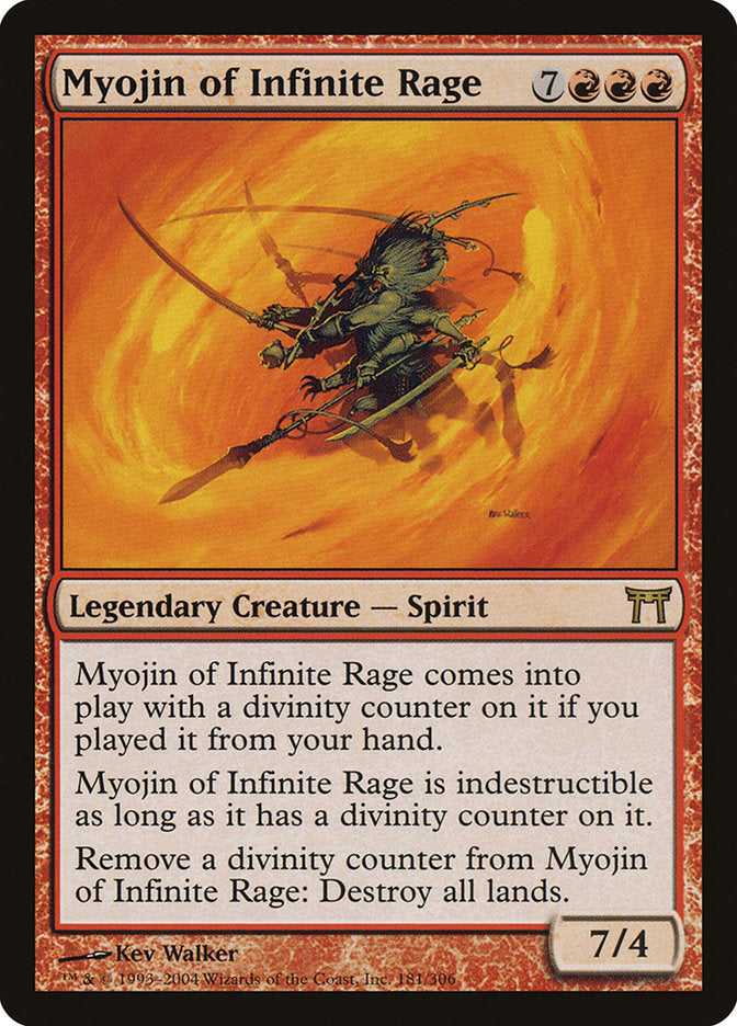 Myojin of Infinite Rage (181) [Champions of Kamigawa] | Odin's Place