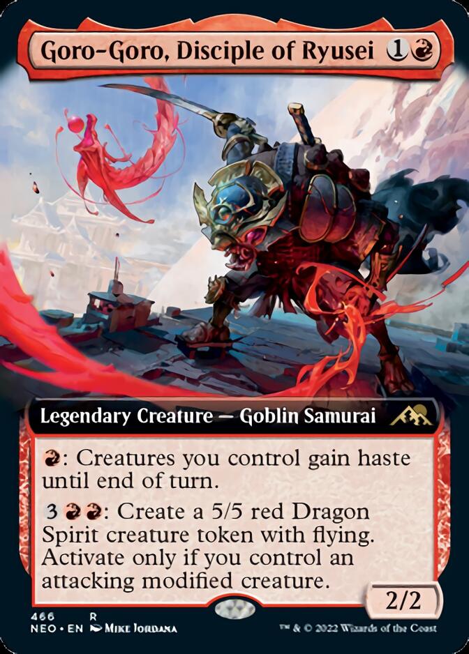 Goro-Goro, Disciple of Ryusei (Extended Art) [Kamigawa: Neon Dynasty] | Odin's Place