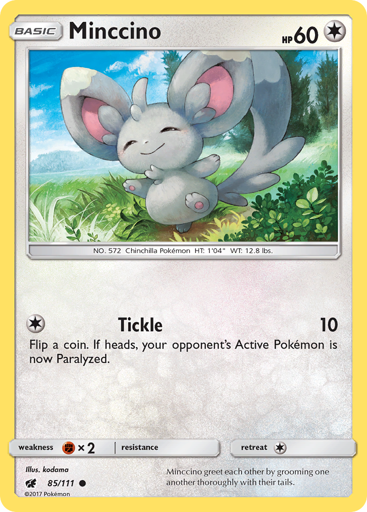 Minccino (85/111) [Sun & Moon: Crimson Invasion] | Odin's Place