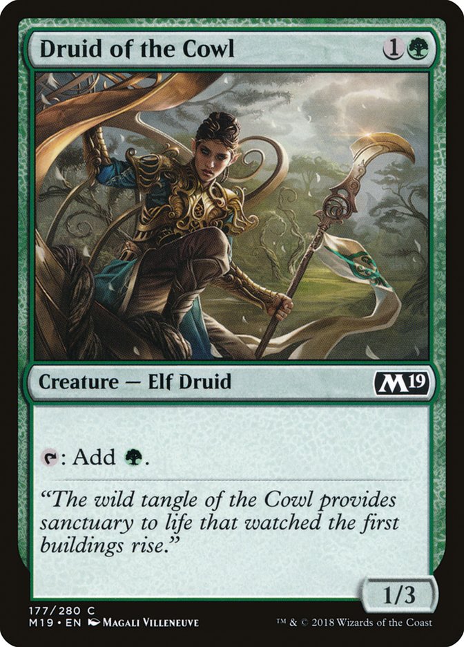 Druid of the Cowl (177) [Core Set 2019] | Odin's Place
