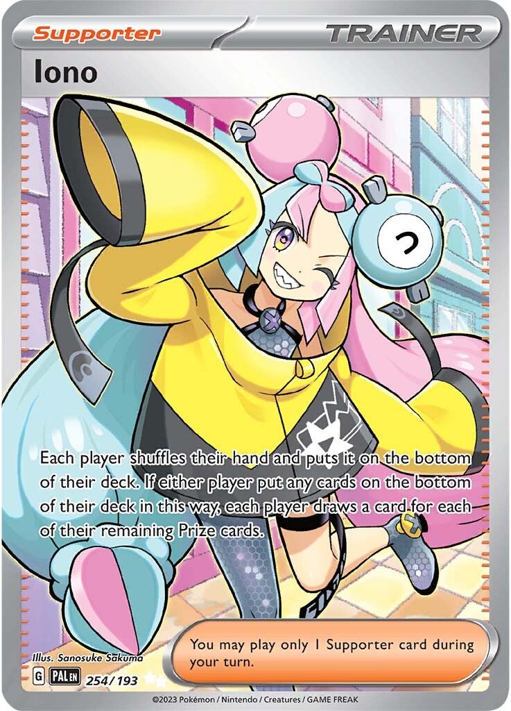 Iono (254/193) [Scarlet & Violet: Paldea Evolved] | Odin's Place