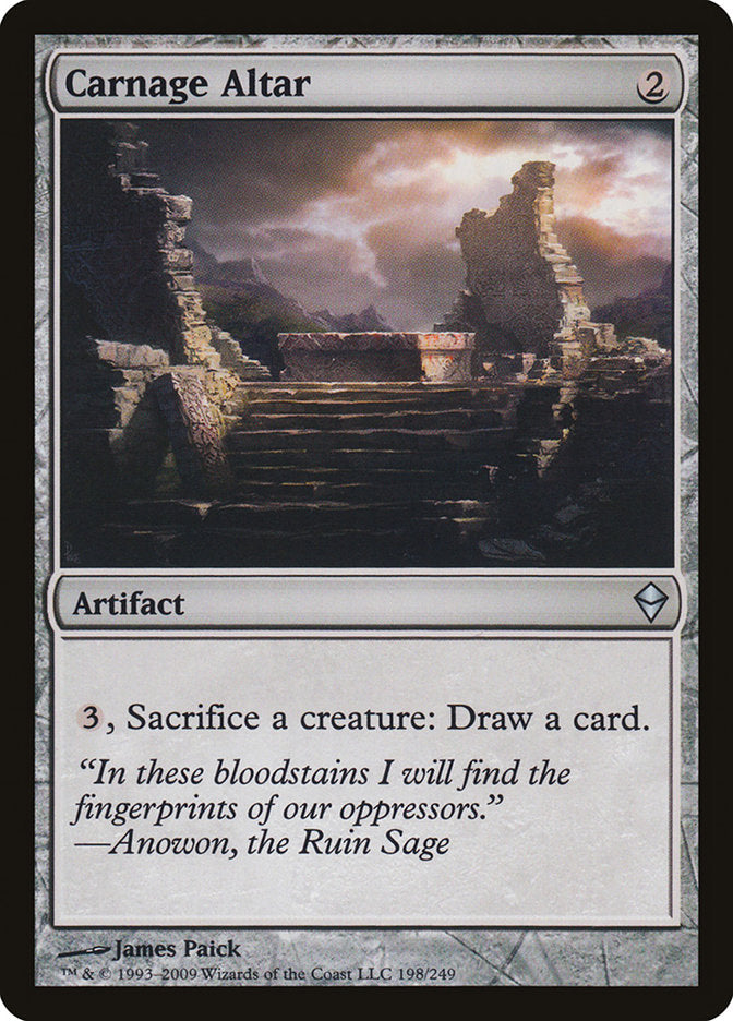 Carnage Altar (198) [Zendikar] | Odin's Place