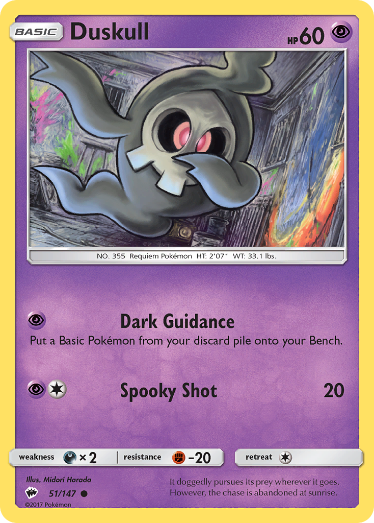 Duskull (51/147) [Sun & Moon: Burning Shadows] | Odin's Place