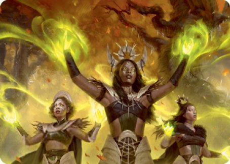 Dawnhart Wardens Art Card [Innistrad: Midnight Hunt Art Series] | Odin's Place