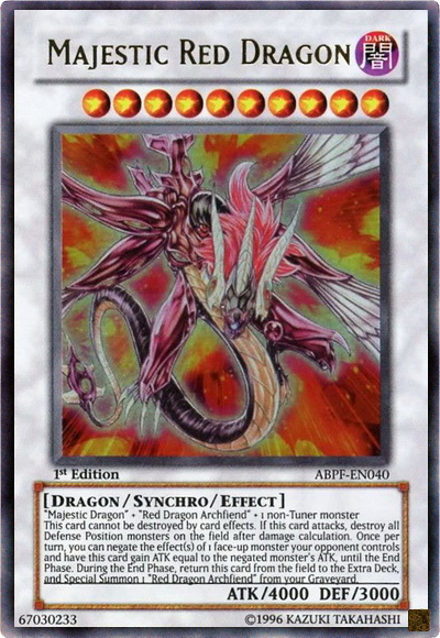 Majestic Red Dragon [ABPF-EN040] Ultra Rare | Odin's Place