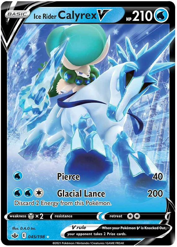 Ice Rider Calyrex V (045/198) [Sword & Shield: Chilling Reign] | Odin's Place