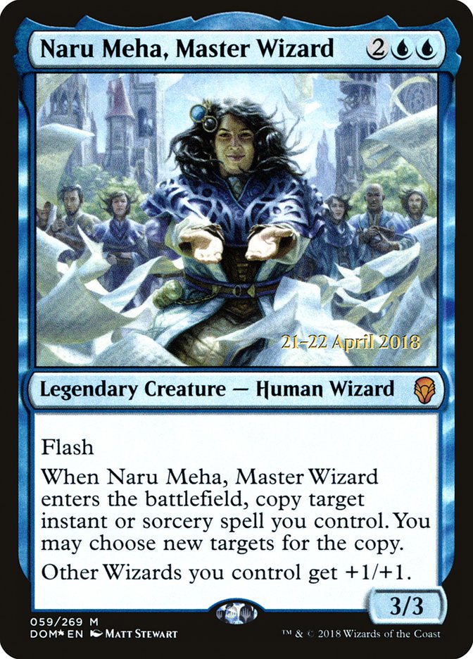Naru Meha, Master Wizard (59) [Dominaria Prerelease Promos] | Odin's Place