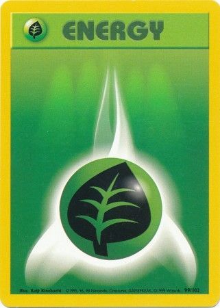 Grass Energy (99/102) [Base Set Unlimited] | Odin's Place