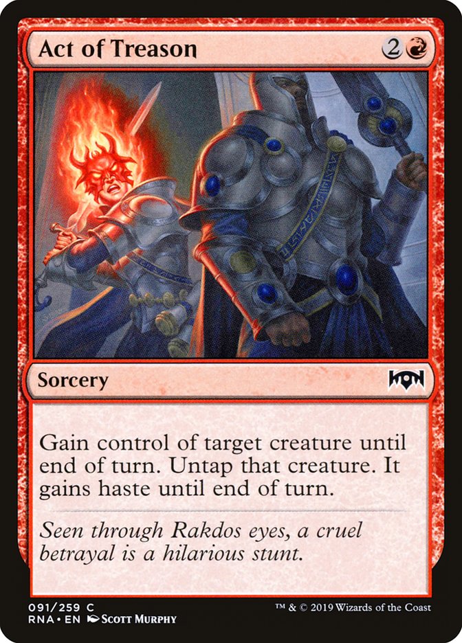 Act of Treason (91) [Ravnica Allegiance] | Odin's Place