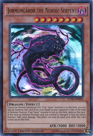 Jormungardr the Nordic Serpent [LC05-EN001] Ultra Rare | Odin's Place