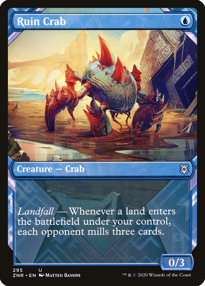 Ruin Crab (Showcase) [Zendikar Rising] | Odin's Place