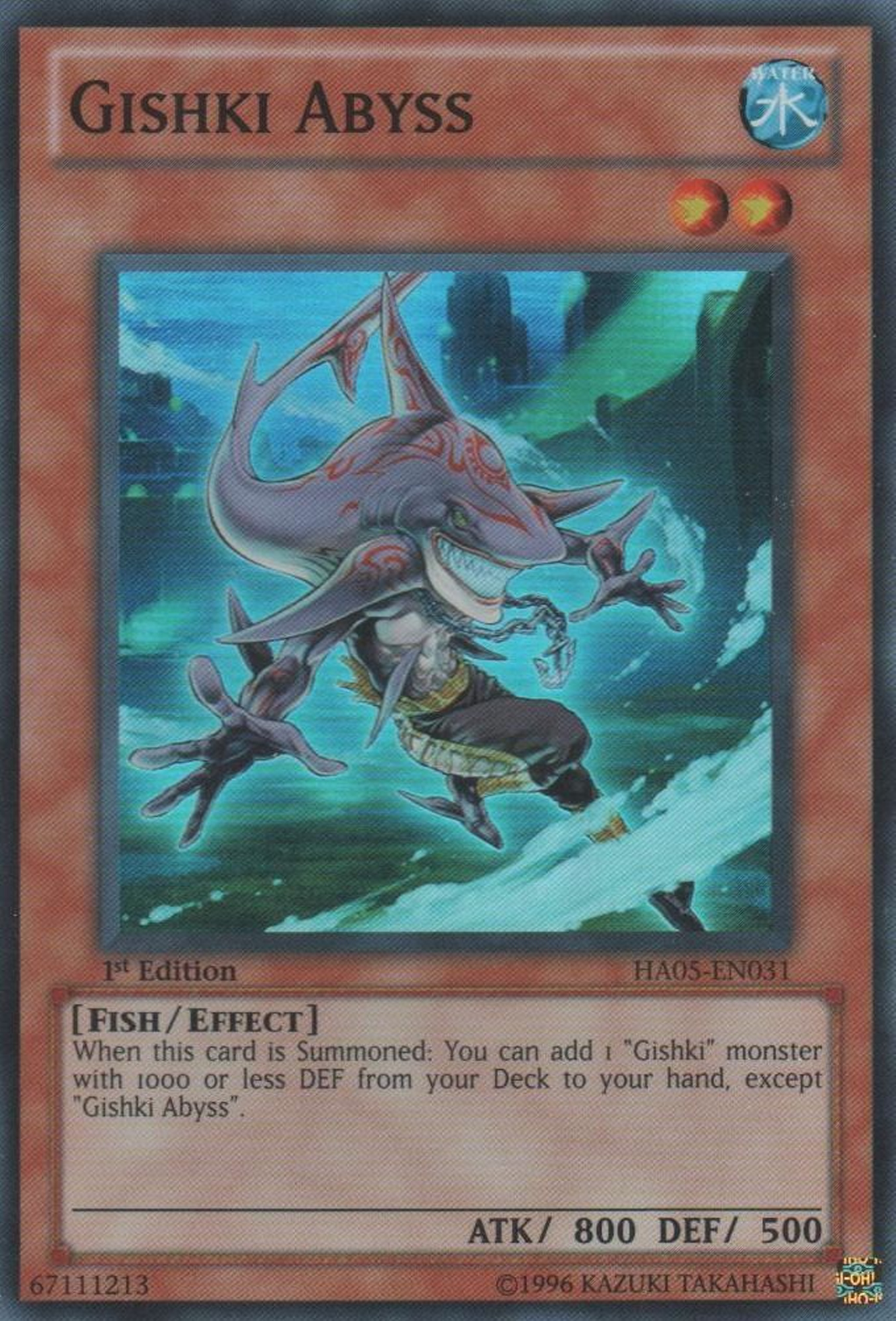 Gishki Abyss [HA05-EN031] Super Rare | Odin's Place