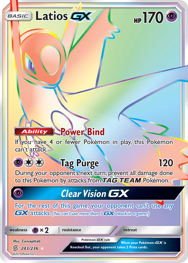 Latios GX (243/236) [Sun & Moon: Unified Minds] | Odin's Place