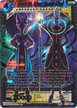 Beerus & Whis, Universe 7 Destroyer & Angel (DB2-174) [Divine Multiverse] | Odin's Place