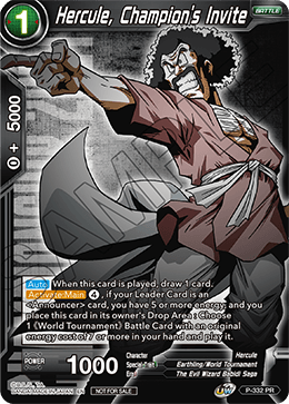 Hercule, Champion's Invite (P-332) [Tournament Promotion Cards] | Odin's Place