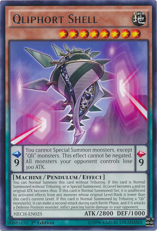 Qliphort Shell [NECH-EN025] Rare | Odin's Place