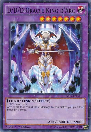 D/D/D Oracle King d'Arc [SP17-EN040] Starfoil Rare | Odin's Place