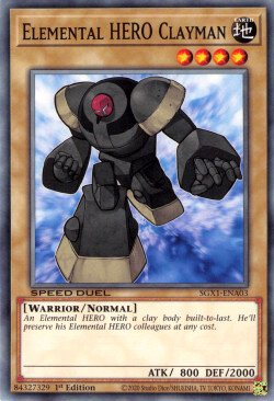 Elemental HERO Clayman [SGX1-ENA03] Common | Odin's Place