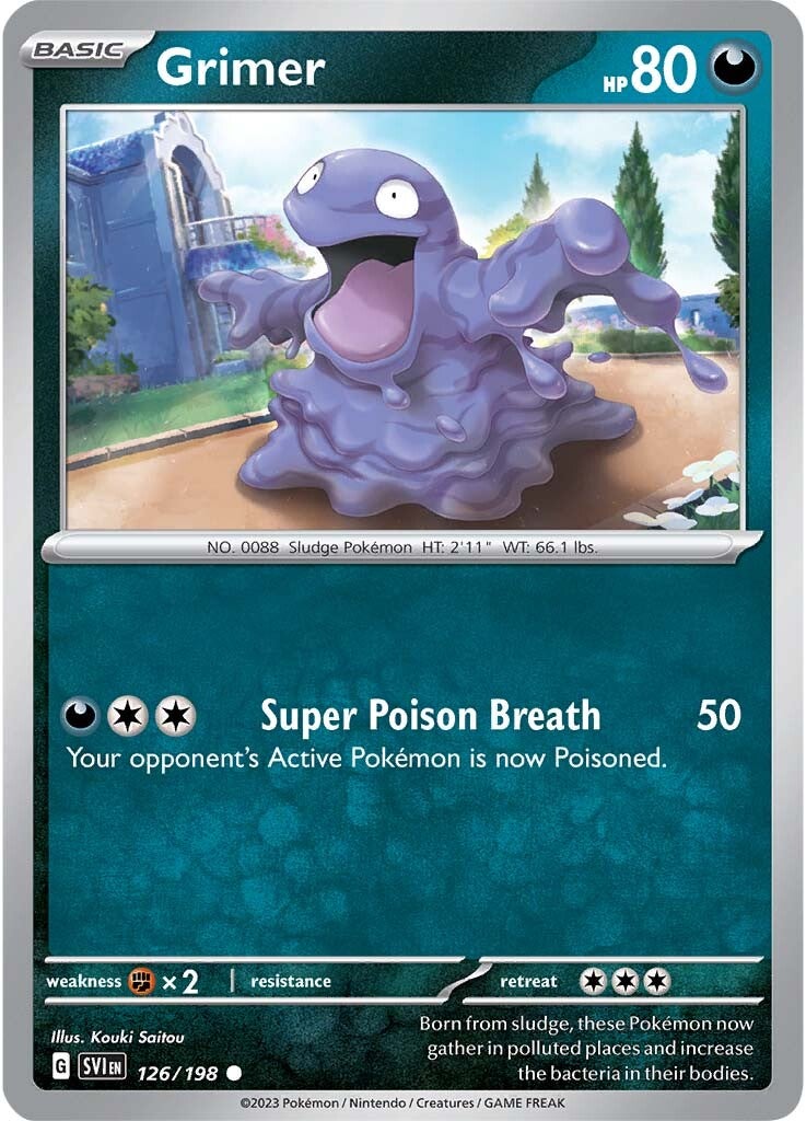 Grimer (126/198) [Scarlet & Violet: Base Set] | Odin's Place