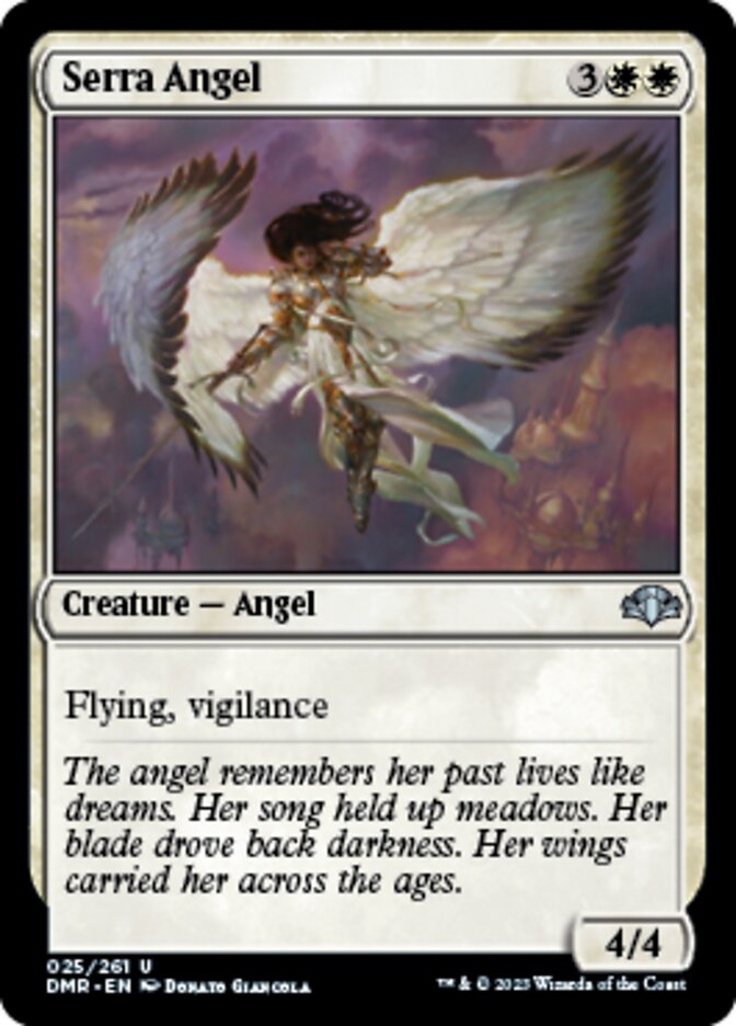 Serra Angel [Dominaria Remastered] | Odin's Place