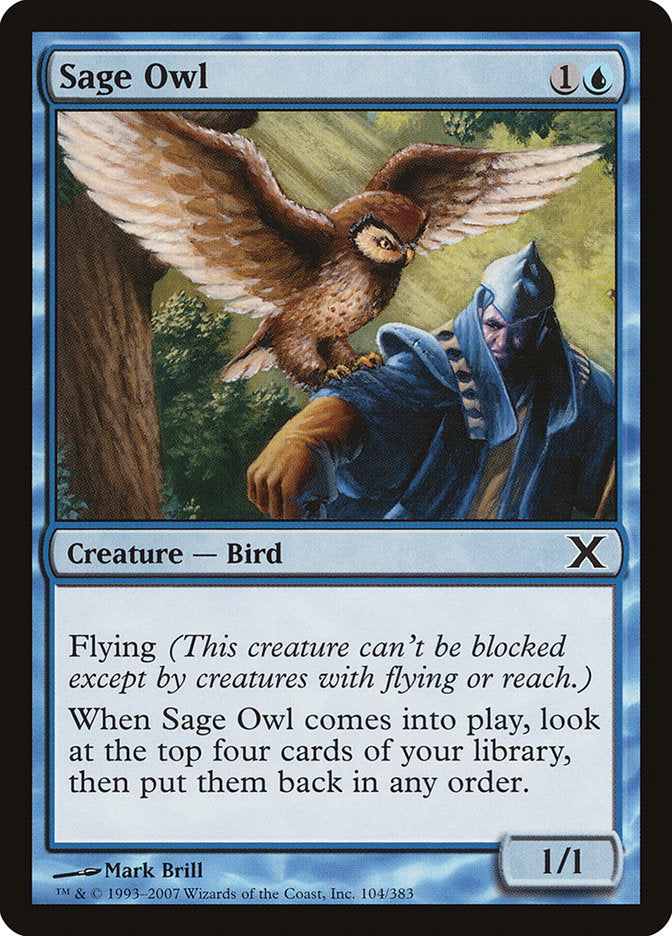 Sage Owl (104) [Tenth Edition] | Odin's Place