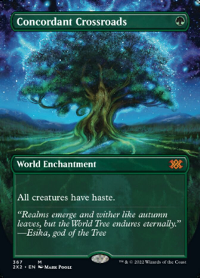 Concordant Crossroads (Borderless Alternate Art) [Double Masters 2022] | Odin's Place