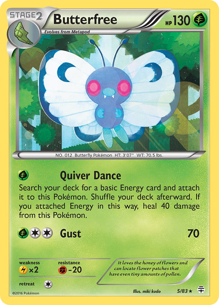 Butterfree (5/83) [XY: Generations] | Odin's Place