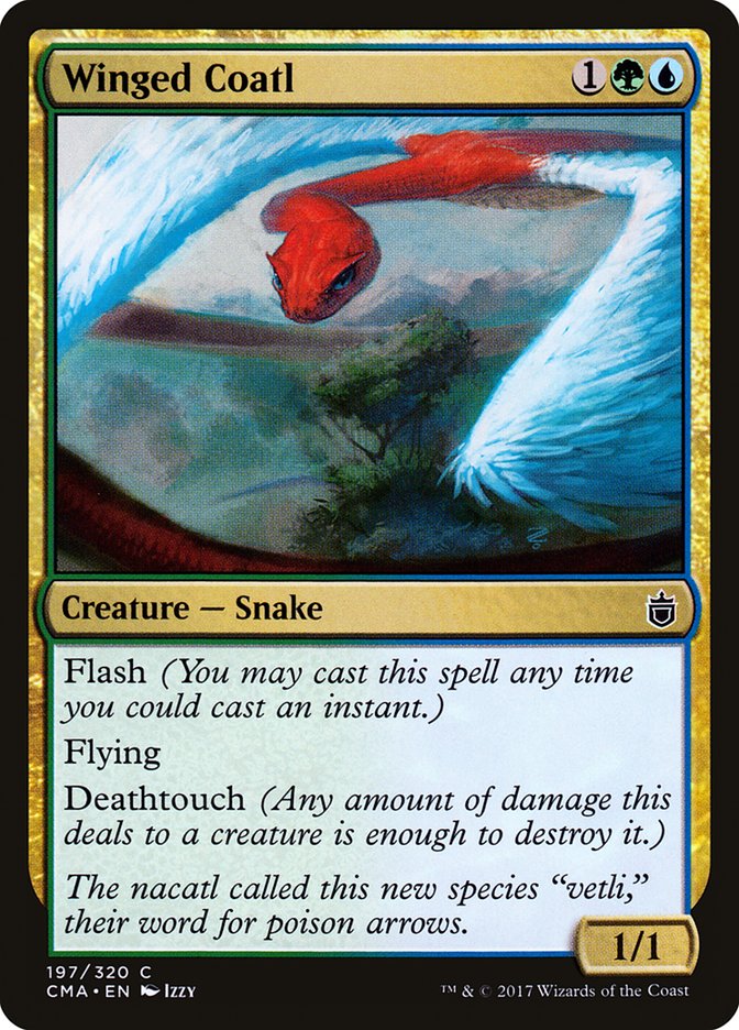 Winged Coatl (197) [Commander Anthology] | Odin's Place