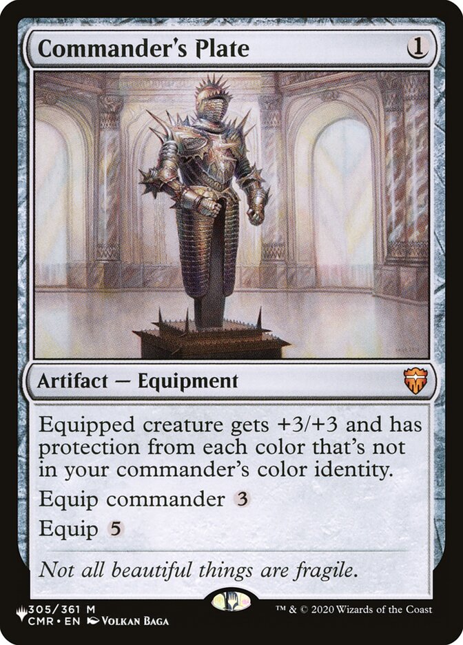 Commander's Plate [Secret Lair: Heads I Win, Tails You Lose] | Odin's Place