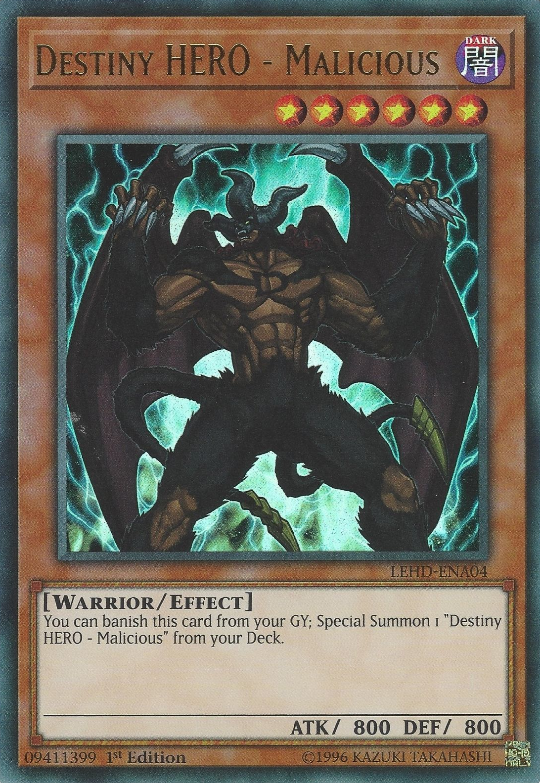 Destiny Hero - Malicious [LEHD-ENA04] Ultra Rare | Odin's Place