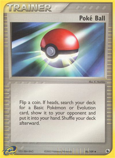 Poke Ball (86/109) [EX: Ruby & Sapphire] | Odin's Place