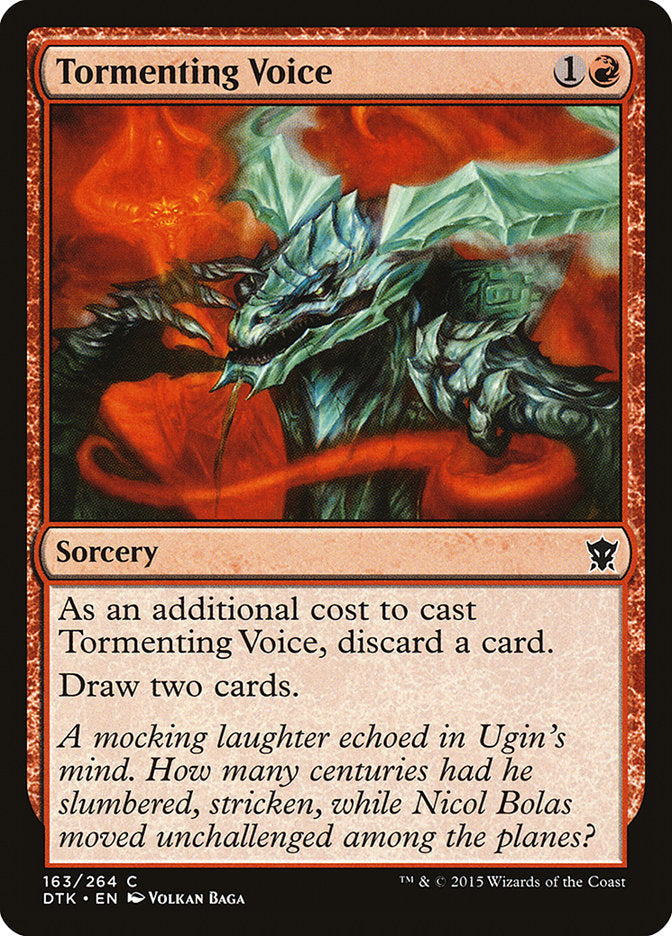 Tormenting Voice (163) [Dragons of Tarkir] | Odin's Place
