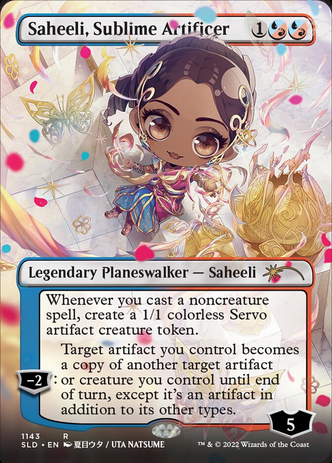 Saheeli, Sublime Artificer (Borderless) [Secret Lair Drop Series] | Odin's Place