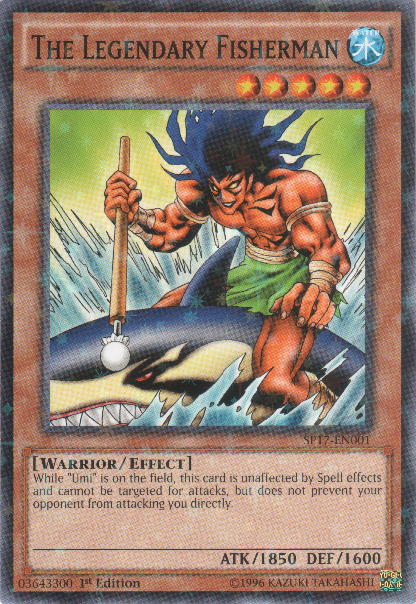 The Legendary Fisherman [SP17-EN001] Starfoil Rare | Odin's Place