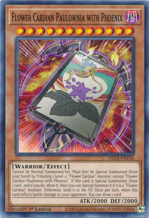 Flower Cardian Paulownia with Phoenix [DLCS-EN134] Common | Odin's Place