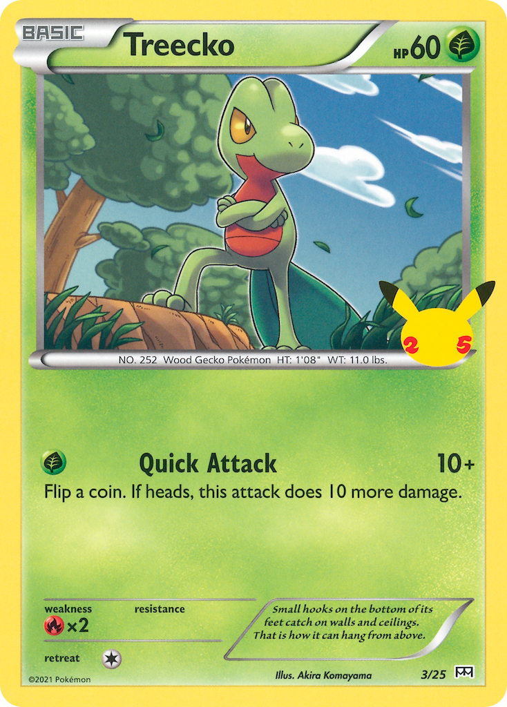 Treecko (3/25) [McDonald's 25th Anniversary] | Odin's Place