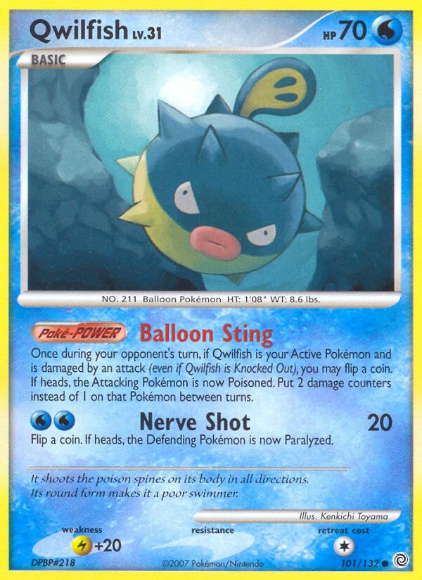 Qwilfish (101/132) [Diamond & Pearl: Secret Wonders] | Odin's Place