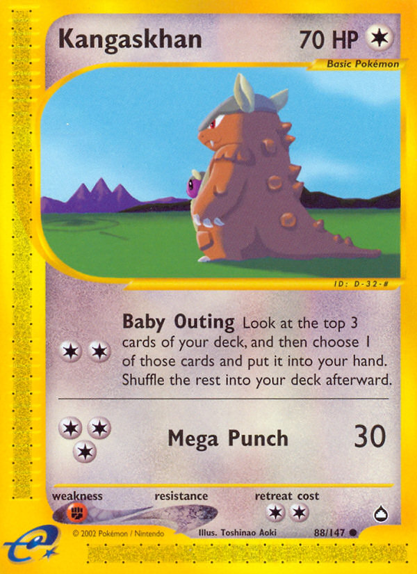 Kangaskhan (88/147) [Aquapolis] | Odin's Place