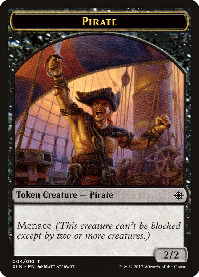 Pirate Token (4) [Ixalan Tokens] | Odin's Place