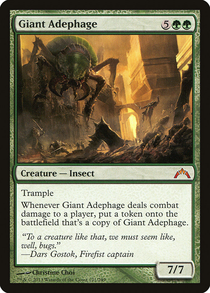 Giant Adephage (121) [Gatecrash] | Odin's Place